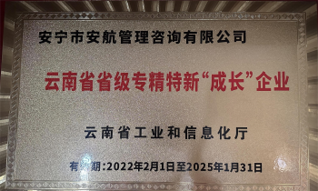 2022年云南省省級(jí)專精特新“成長(zhǎng)企業(yè)”